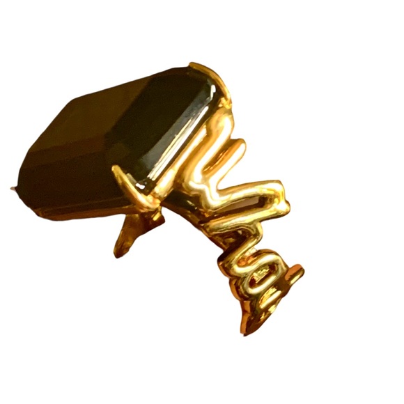 ♠️ KATE SPADE NEW YORK What a Gem Emerald Green Crystal Gold Womans Ring Jewelry - Picture 3 of 10